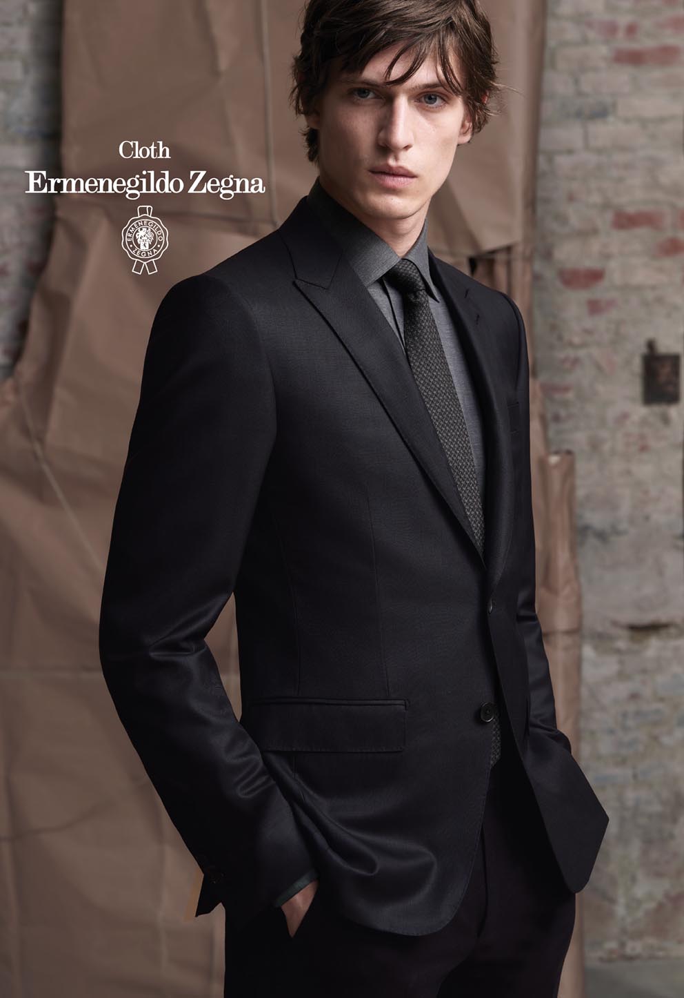 Stoff E. Zegna Herbst/Winter 2020 mit edler Anmutung