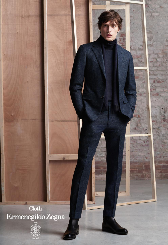 Stoff E. Zegna Herbst/Winter 2020 sportiver Chic