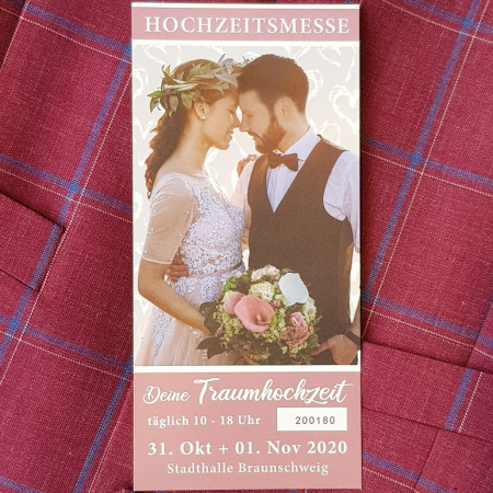 Tickets für die Hochzeitsmesse in Braunschweig 2020