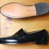 Allen Edmonds Walden - hochwertiger Pennyloafer Seitenansicht und Sohle