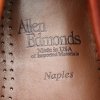 Allen Edmonds Naples Tassle Loafer Seitenansicht Innenprägung