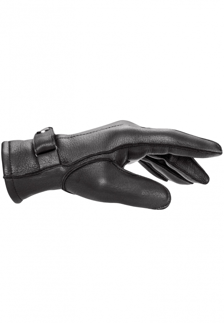 Pearlwood Fingerhandschuhe schwarz aus Hirschleder – Rebmann Maßkleidung