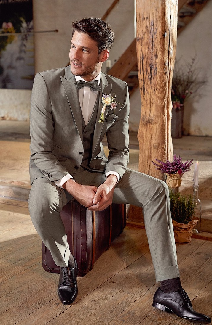 Rebmann Fashion: Hochzeitsanzug grau
