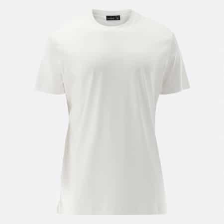 Frontansicht van Laack Meisterwerk T-Shirt M-Paro in weiss, feinste Schweizer Baumwolle