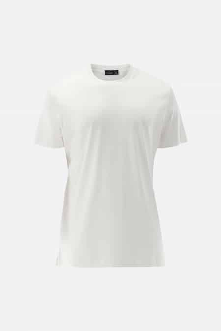 Frontansicht van Laack Meisterwerk T-Shirt M-Paro in weiss, feinste Schweizer Baumwolle